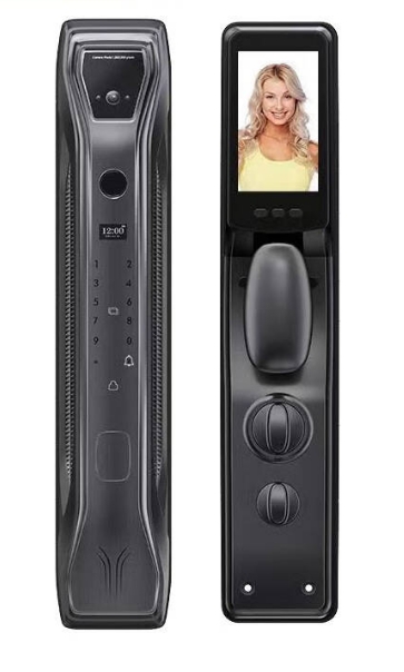 智能全自动3D人脸指纹锁Wifi智能猫眼监控锁APP手机远程开锁 人脸识别款